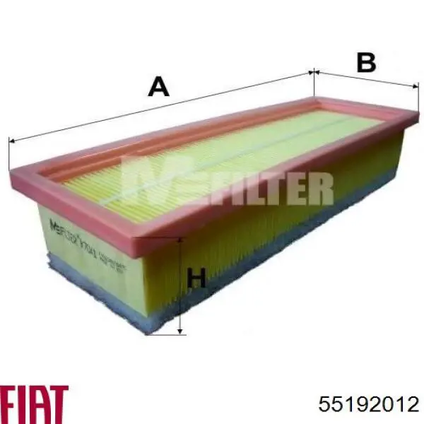 Comprar 55192012 Fiat/Alfa/Lancia Filtro de aire