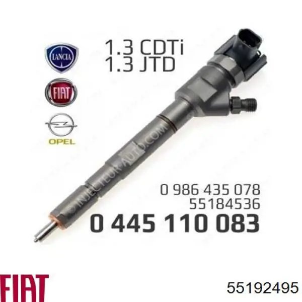 55192495 Fiat/Alfa/Lancia inyector de combustible