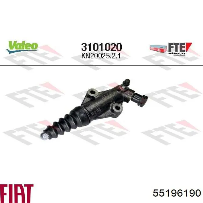 55196190 Fiat/Alfa/Lancia Cilindro receptor de embrague