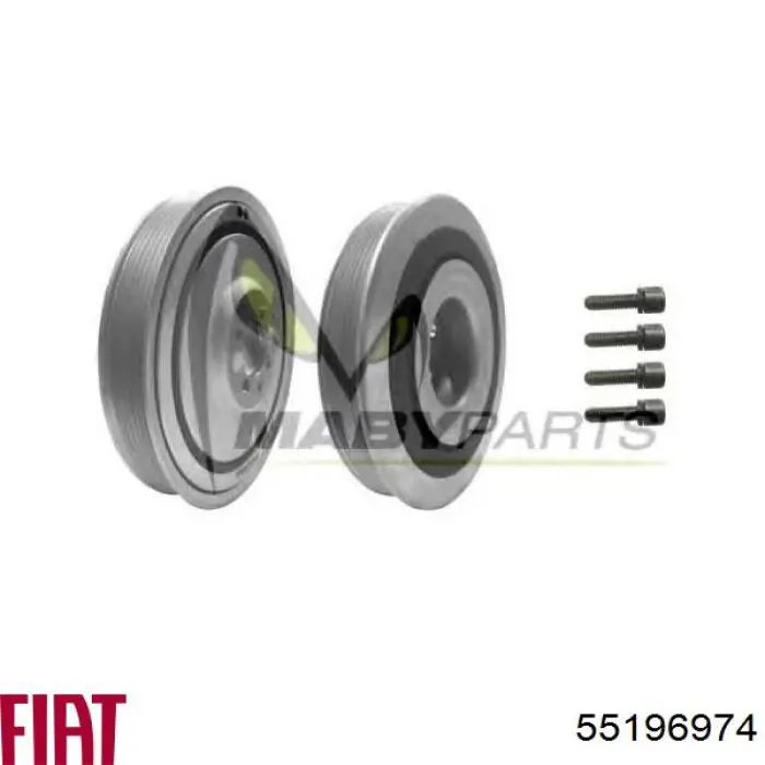 Comprar 55196974 Fiat/Alfa/Lancia La polea del cigüeñal