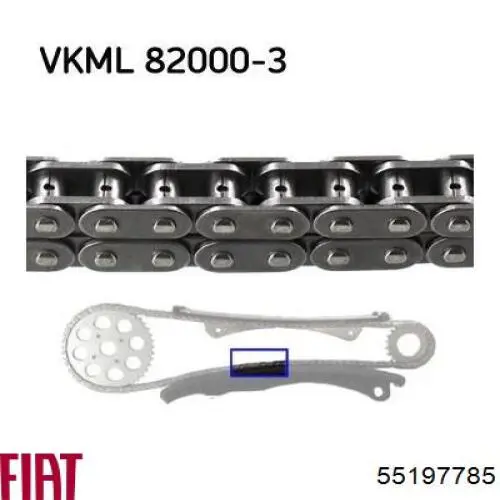 Tensor de cadena de distribución 55197785 Fiat/Alfa/Lancia