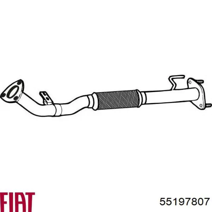 Tubo de admisión del silenciador de escape delantero Fiat/Alfa/Lancia 55197807 precio, desde 127,56 EUR