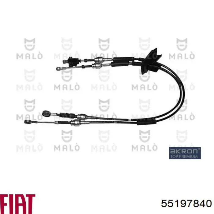 Cable para caja de cambios manual para Fiat Panda (169A)