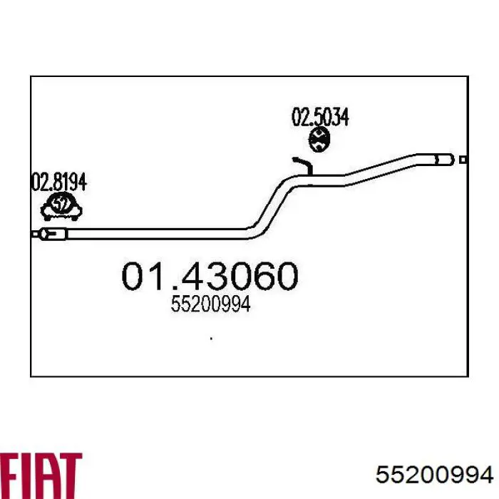 55200994 Fiat/Alfa/Lancia