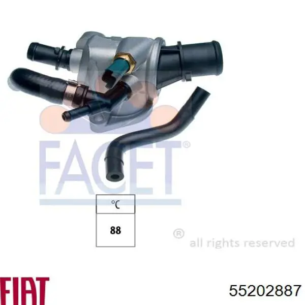 Carcasa del termostato Fiat/Alfa/Lancia 55202887 precio, desde 57,97 EUR