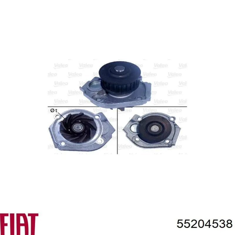 Bombeadora de agua Fiat/Alfa/Lancia 55204538 precio, desde 29,34 EUR