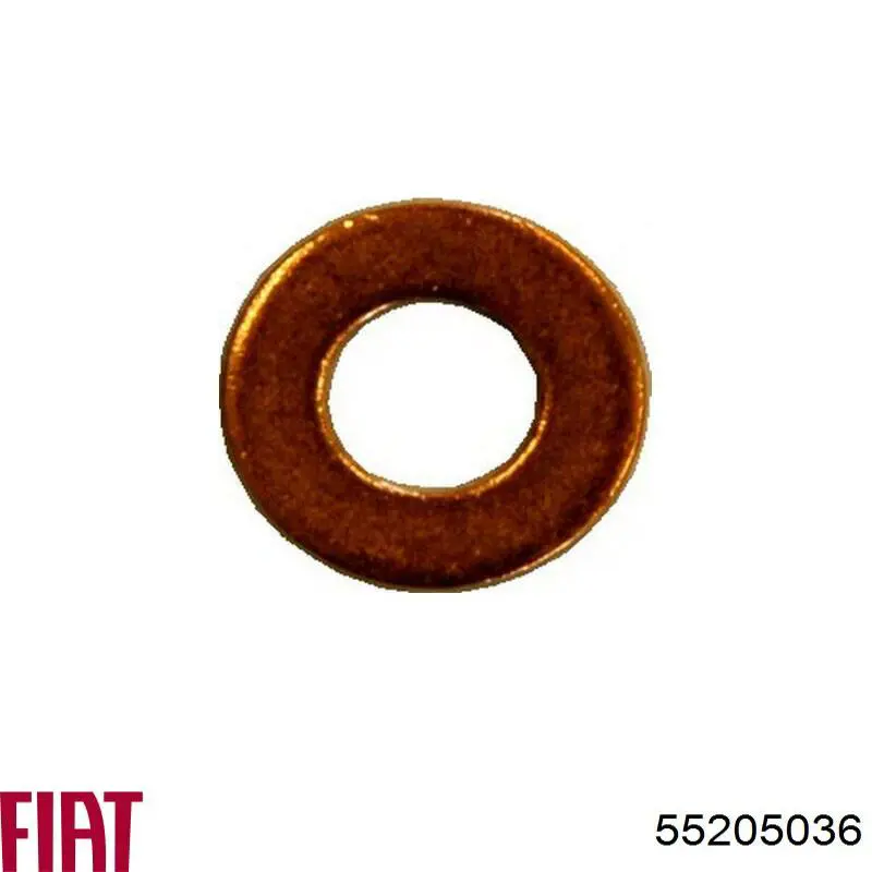 Arandela de asiento del inyector Opel 55205036