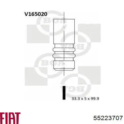 Arandela de ajuste para Fiat Doblo (263)