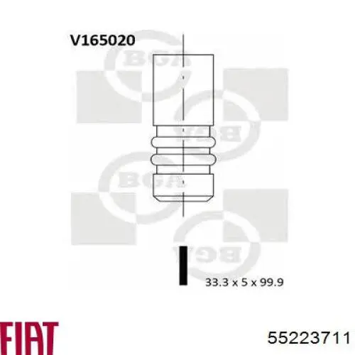 55223711 Chrysler disco de ajuste