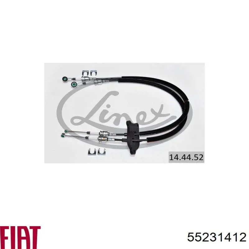 Cables de caja de cambios 55247553 Fiat/Alfa/Lancia