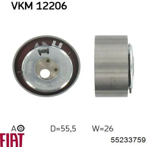 Tensor de la correa de distribución Fiat/Alfa/Lancia 55233759 precio, desde 28,14 EUR