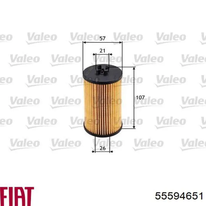 Filtro de aceite Opel Zafira P12