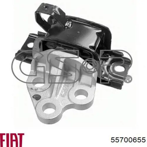 55700655 Fiat/Alfa/Lancia soporte de motor trasero