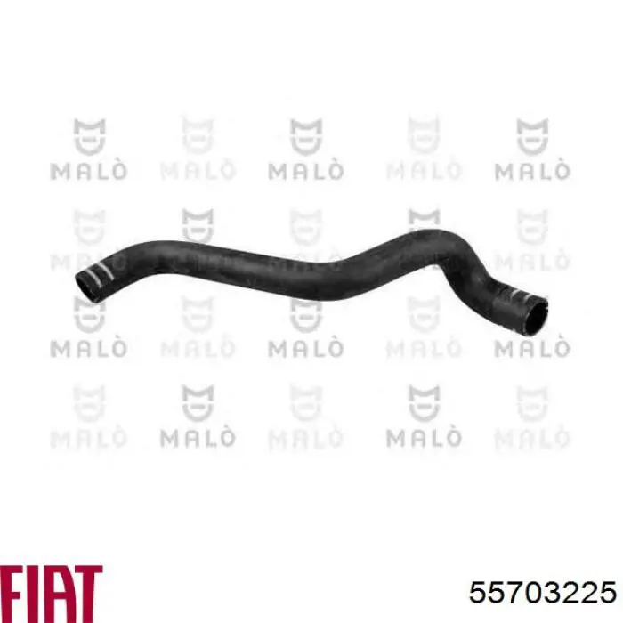 Manguera superior del radiador 55703225 Fiat/Alfa/Lancia