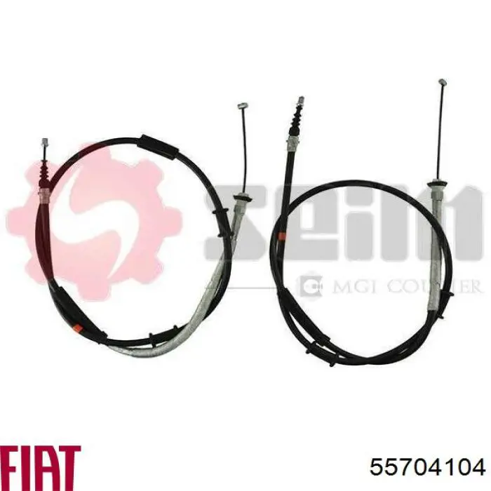 55704104 Fiat/Alfa/Lancia cable de freno de mano trasero izquierdo