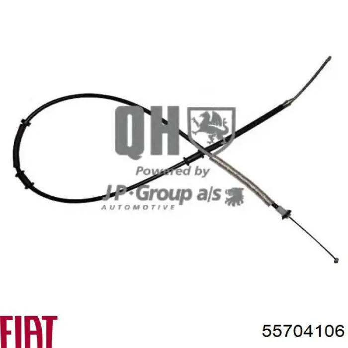 Cable de freno de mano trasero derecho Fiat/Alfa/Lancia 55704106 precio, desde 16,82 EUR