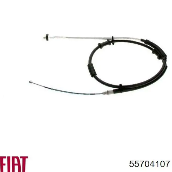 BKB2858 Borg&beck cable de freno de mano trasero izquierdo
