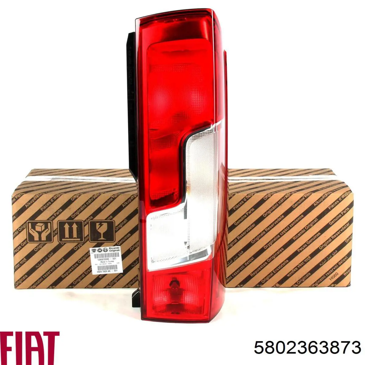 5802363873 Fiat/Alfa/Lancia Tapa del motor decorativa