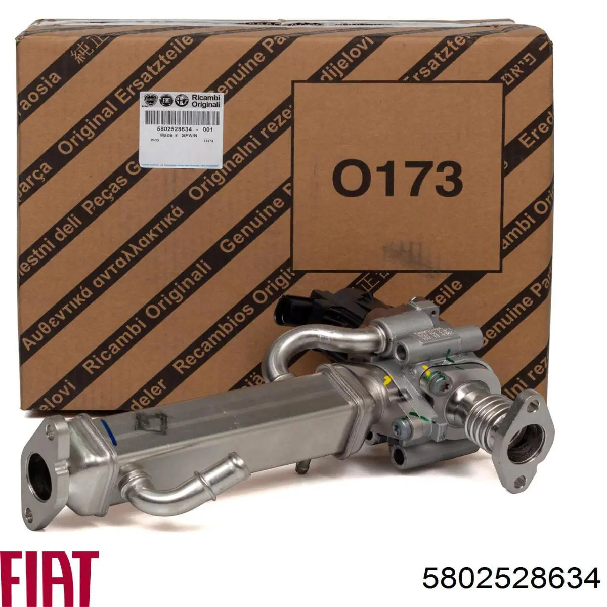 Enfriador de recirculación de gases de escape EGR Fiat/Alfa/Lancia 5802528634 precio, desde 177,82 EUR