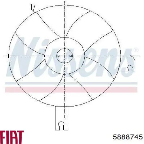 5888734 Fiat/Alfa/Lancia disco de embrague