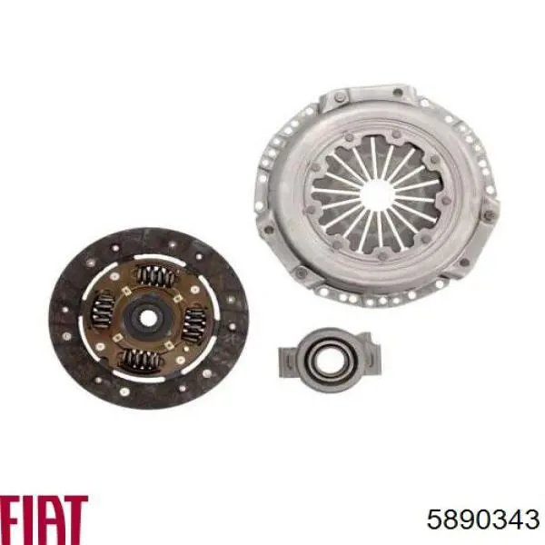 5890343 Fiat/Alfa/Lancia kit de embrague (3 partes)