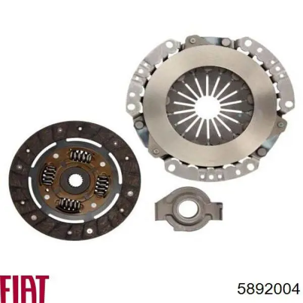 5892004 Fiat/Alfa/Lancia kit de embrague (3 partes)