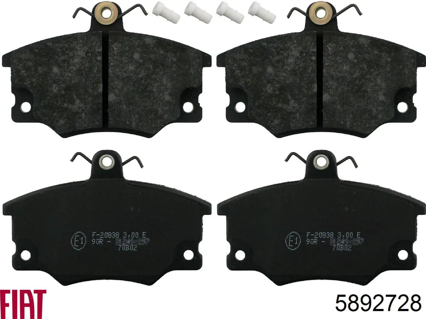 Pastillas de freno delanteras Fiat Tipo 160