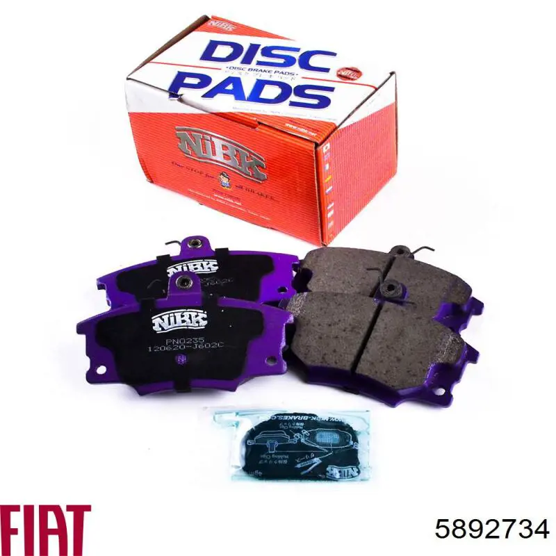 Pastillas de freno delanteras Fiat Tipo 160