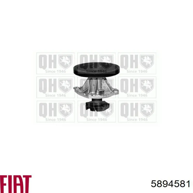 7738267 Fiat/Alfa/Lancia bomba de agua, completo con caja