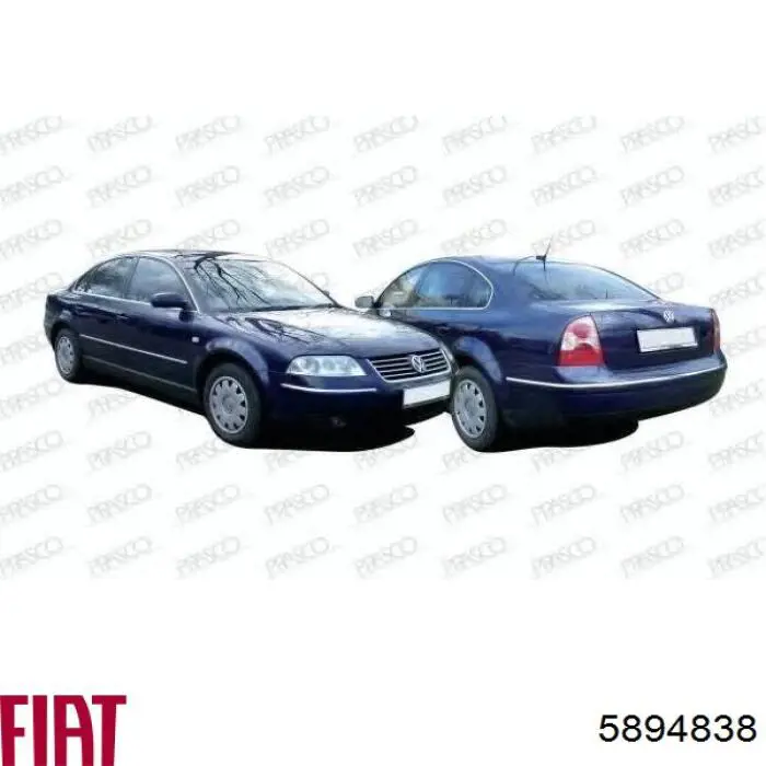 5894838 Fiat/Alfa/Lancia juego de juntas de motor, completo