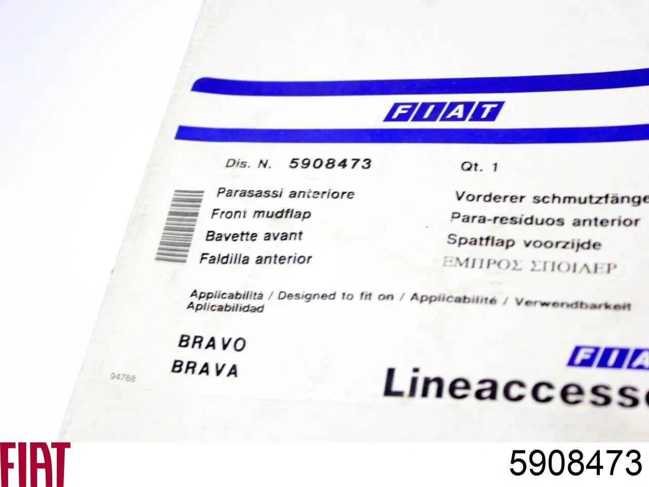 Comprar Guardabarros delanteros Fiat Bravo I 182