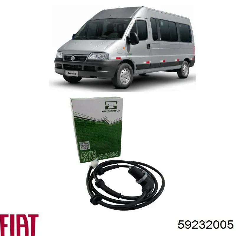 Comprar 59232005 Fiat/Alfa/Lancia Sensor revoluciones de la rueda, delantero