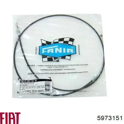 Cable de apertura de capó del motor Fiat Fiorino furgoneta (146 Uno) (1988 - 2001) precio, desde 19,80 EUR