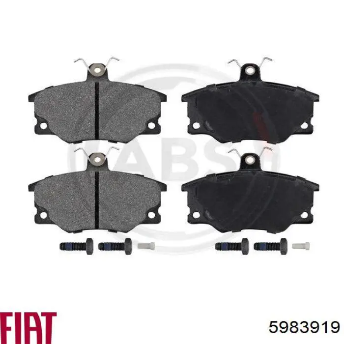 Pastillas de freno delanteras Fiat Tipo 160