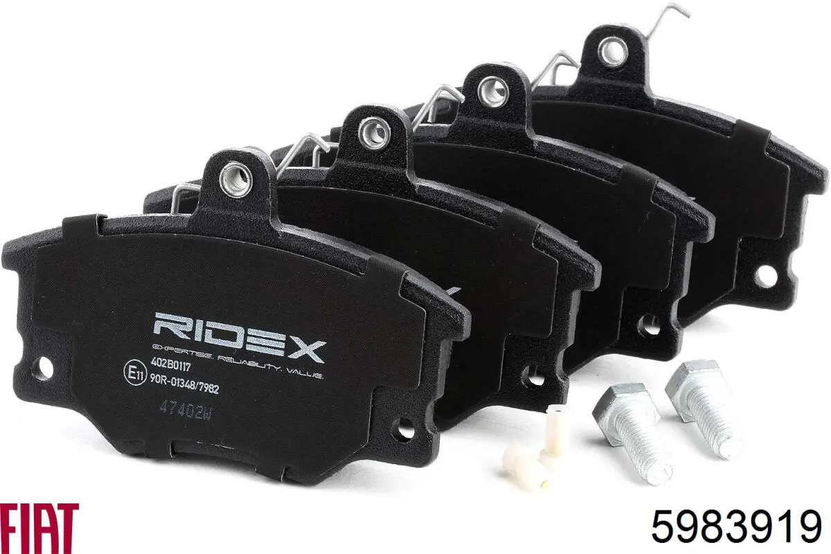 Pastillas de freno delanteras Fiat Tipo 160