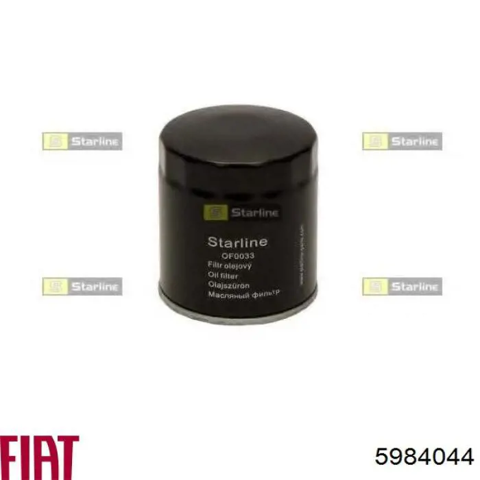 Filtro de aceite 5984044 Fiat/Alfa/Lancia