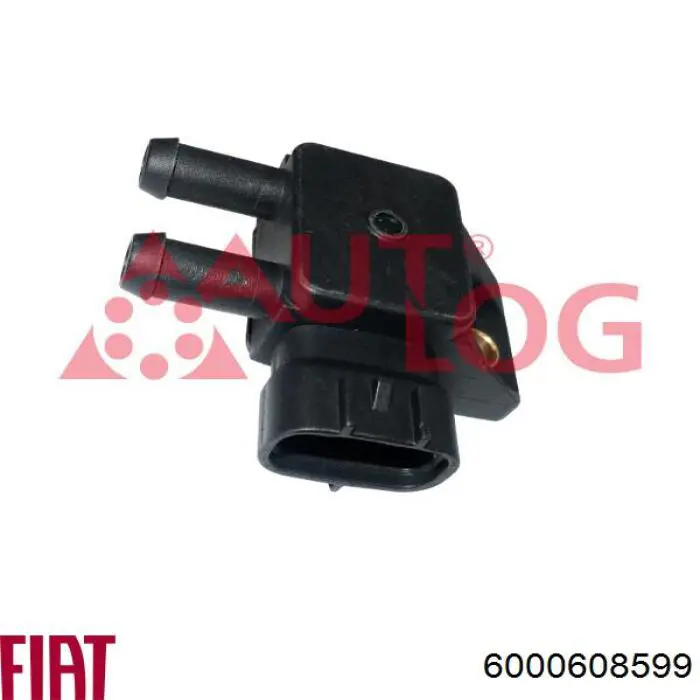Sensor de presión de gases de escape Fiat/Alfa/Lancia 6000608599 precio, desde 48,89 EUR