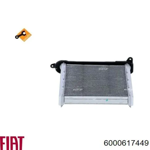 6000617449 Fiat/Alfa/Lancia radiador de calefacción