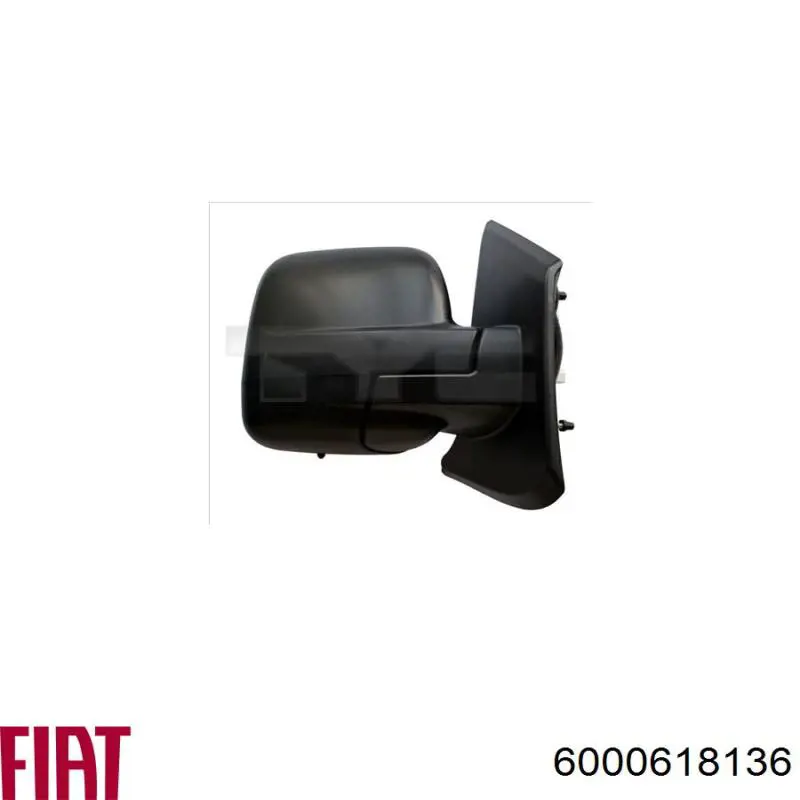 95517329 Peugeot/Citroen cristal de espejo retrovisor exterior izquierdo