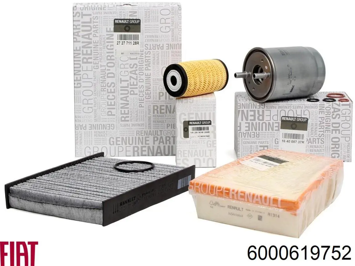 Filtro de aceite 6000619752 Fiat/Alfa/Lancia