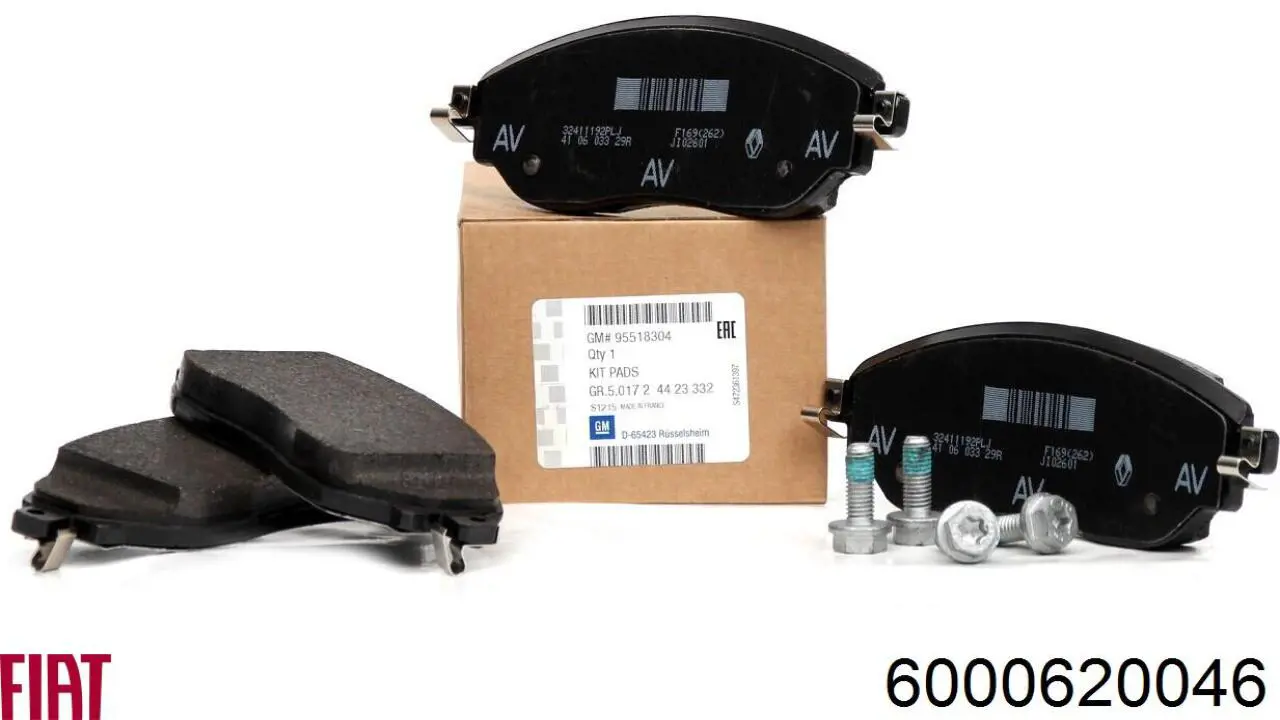 Pastillas freno delanteras Fiat/Alfa/Lancia 6000620046 precio, desde 31,01 EUR