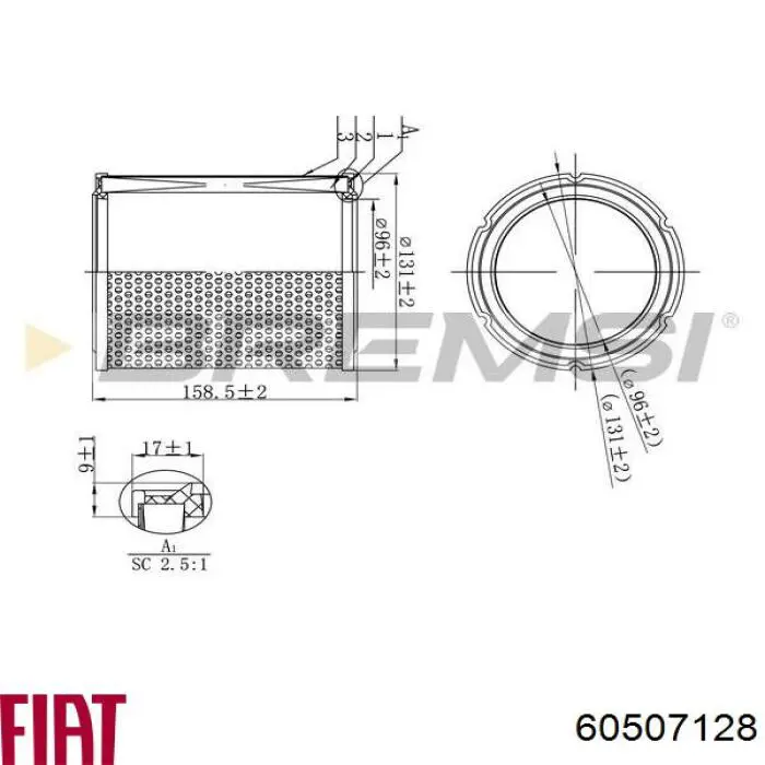 60507128 Fiat/Alfa/Lancia