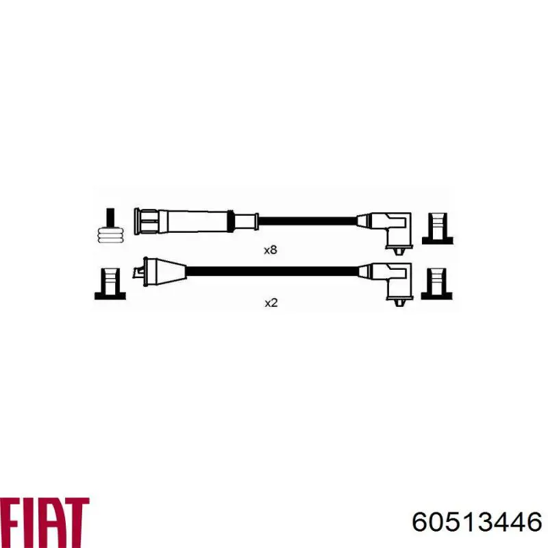 8630 NGK Cables de alta tensión, juego