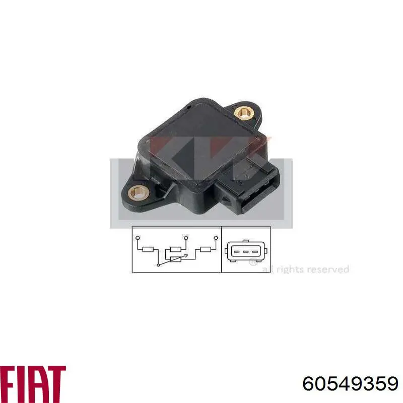 60549359 Fiat/Alfa/Lancia sensor tps