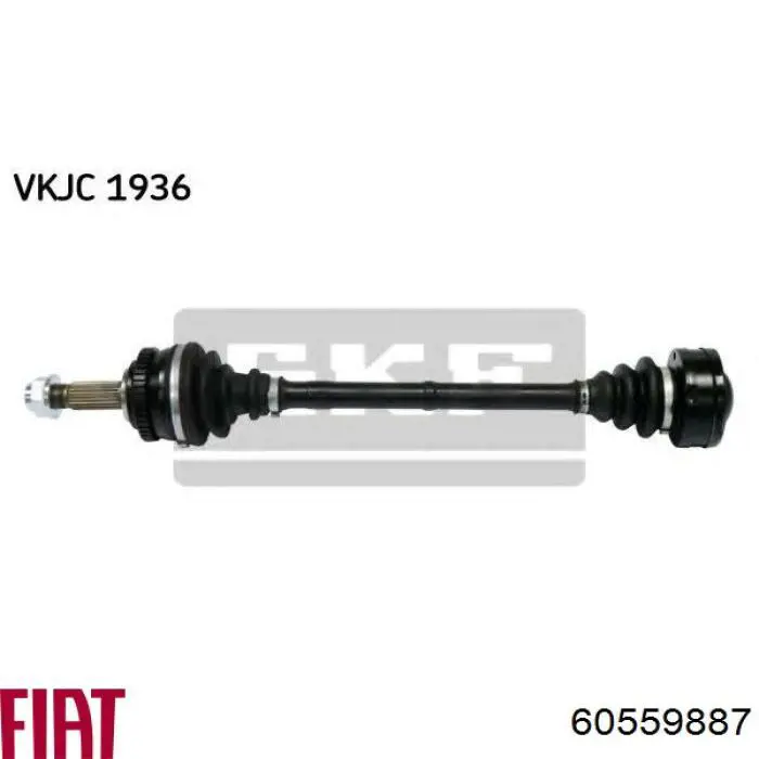 60559887 Fiat/Alfa/Lancia árbol de transmisión delantero