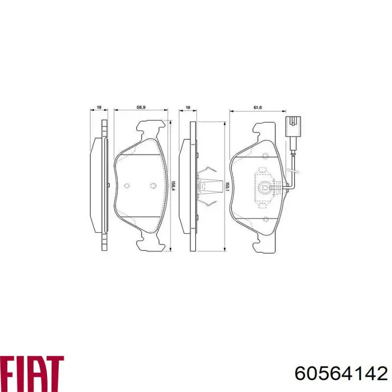 60808059 Fiat/Alfa/Lancia bobina de encendido