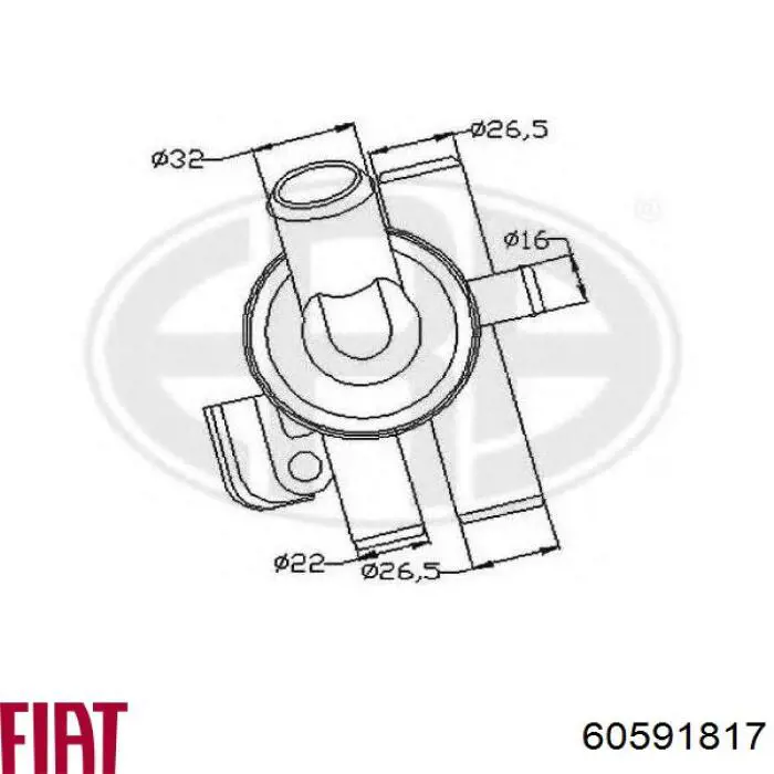 0060591817 Fiat/Alfa/Lancia