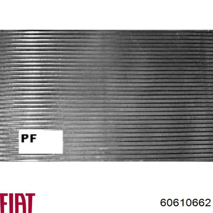 Condensador aire acondicionado 60610662 Fiat/Alfa/Lancia