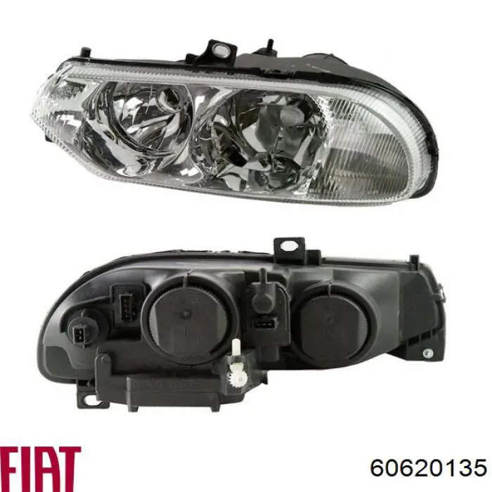 Faro izquierdo 60620135 Fiat/Alfa/Lancia