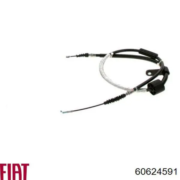 0060624591 Fiat/Alfa/Lancia cable de freno de mano trasero izquierdo